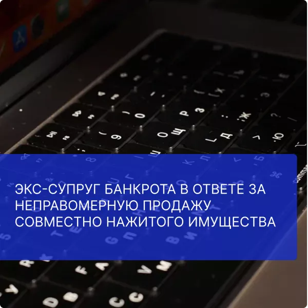 Экс-супруг банкрота в ответе за неправомерную продажу совместно нажитого имущества